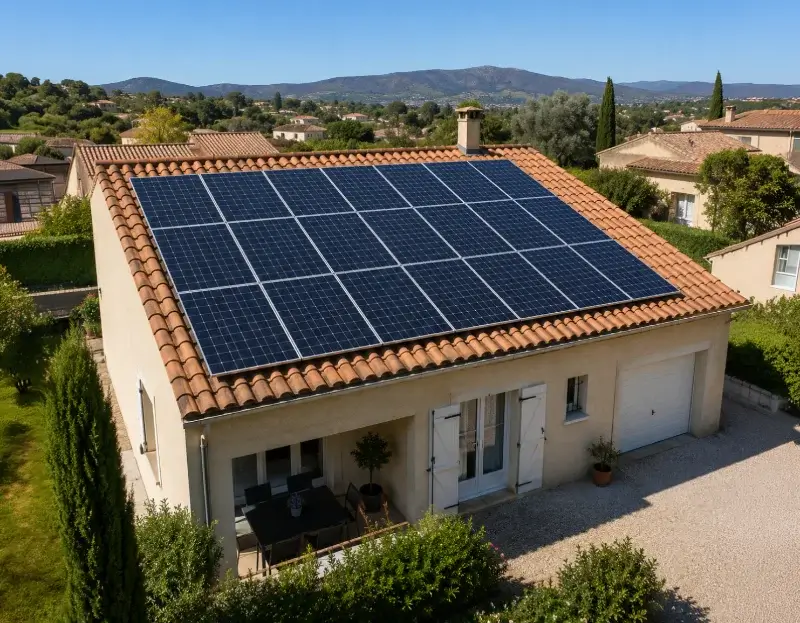 Prime à l'autoconsommation panneaux solaires Mas-de-Londres — aide financière de l'État